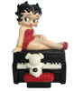 betty boop on piano salt and pepper shaker set