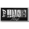 piano art plaque